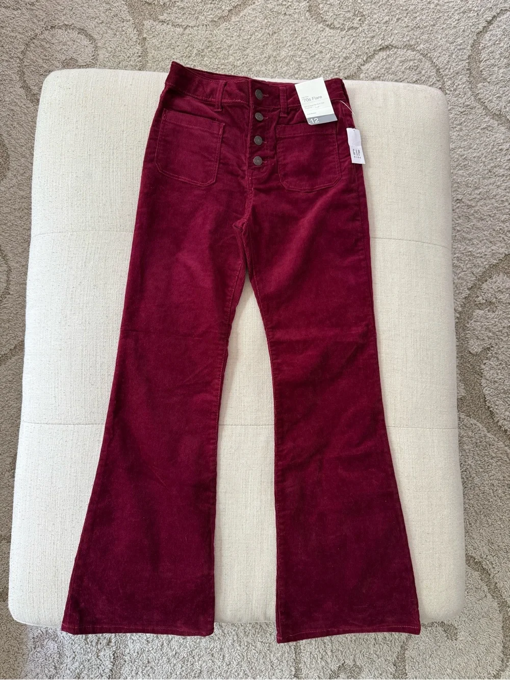 Gap Kids High Rise 70’s Flare size 12
